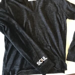 M- SoulCycle lightweight hoodie